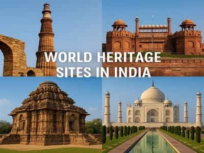Total UNESCO World Heritage Sites in India