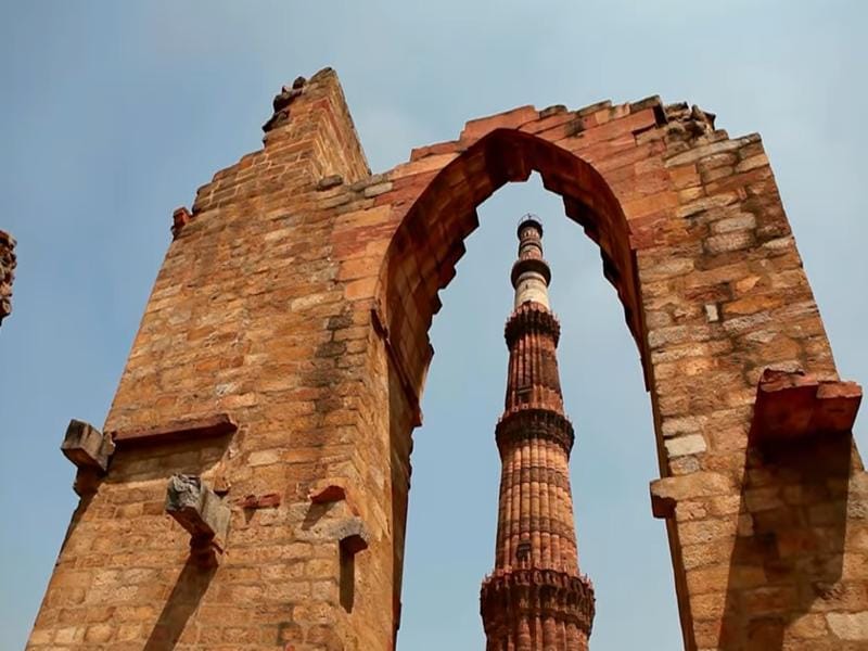 qutub minar best view