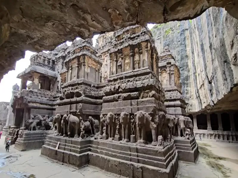 Ajanta Ellora Caves Temple View