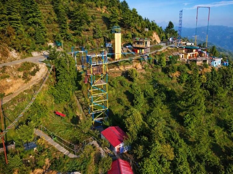 Beautiful view of Kanatal Uttarakhand hill station with scenic mountains, weather, and top tourist attractions