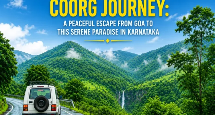 Peaceful Coorg hills and coffee estates during Goa to Karnataka trip