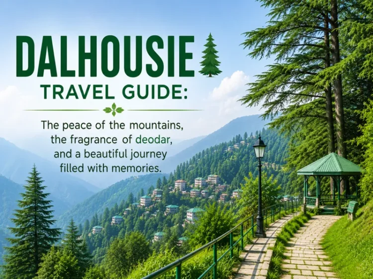 Beautiful Dalhousie hills with cedar trees and peaceful mountain views