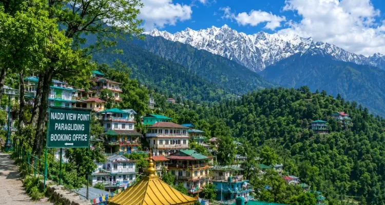 Mcleodganj Naddi Dharamshala pahadi travel view