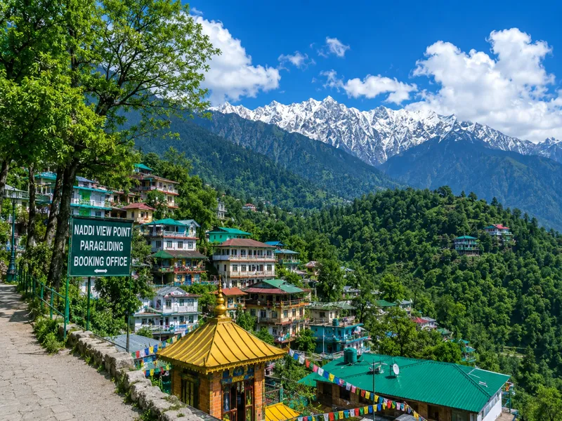 Mcleodganj Naddi Dharamshala pahadi travel view
