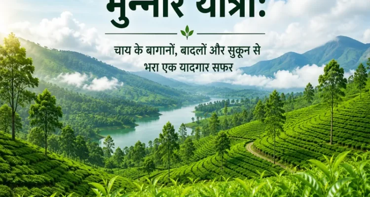 Munnar ke chai bagaan aur badalon se ghira khoobsurat safar