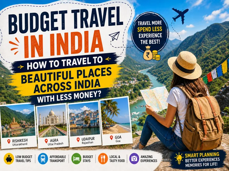 Budget travel in India with affordable trips to beautiful destinations